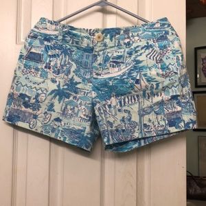 Size 4 Lilly Pulitzer blue shorts